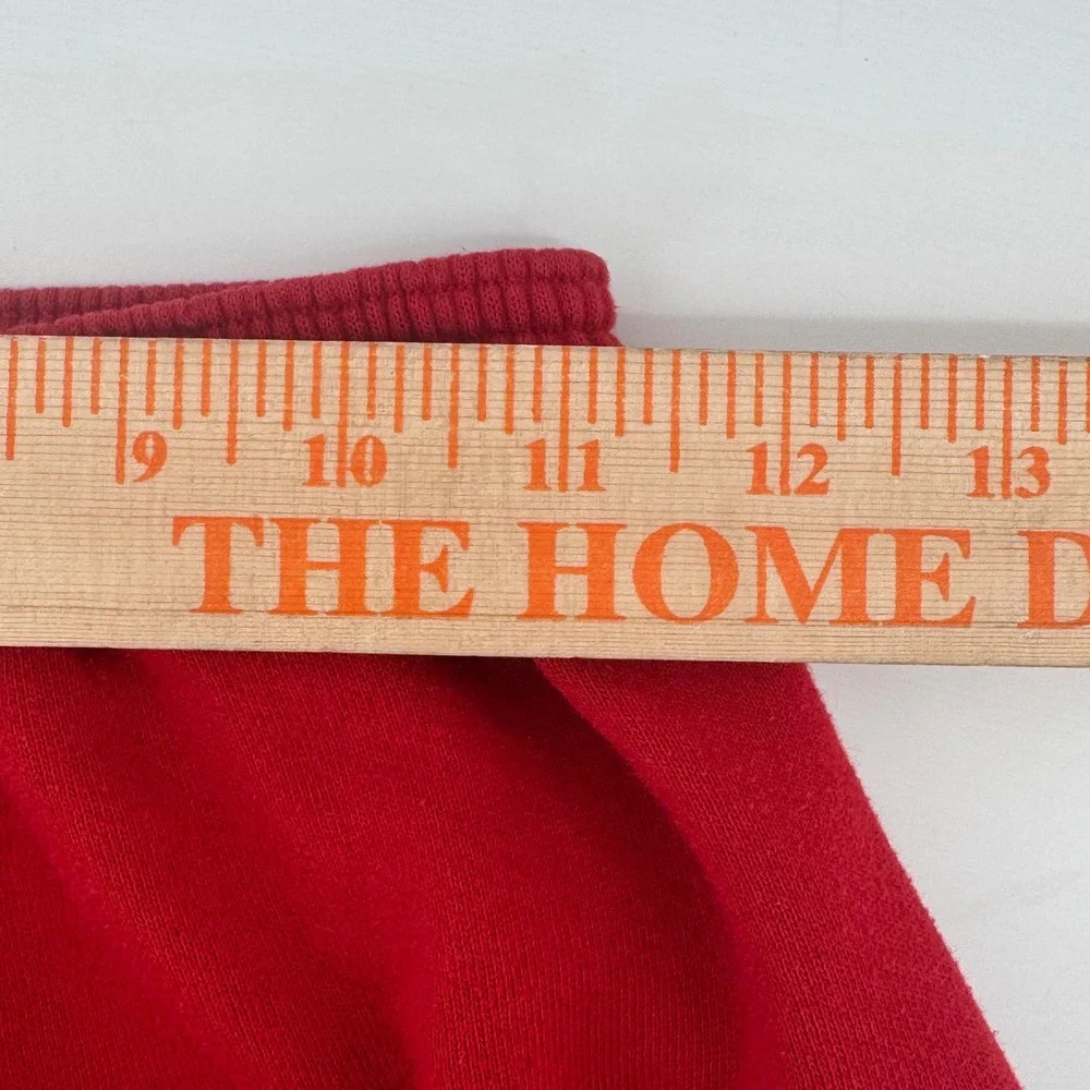 American Apparel Red Fleece Sweatpants XS Made in USA Drawstring Joggers